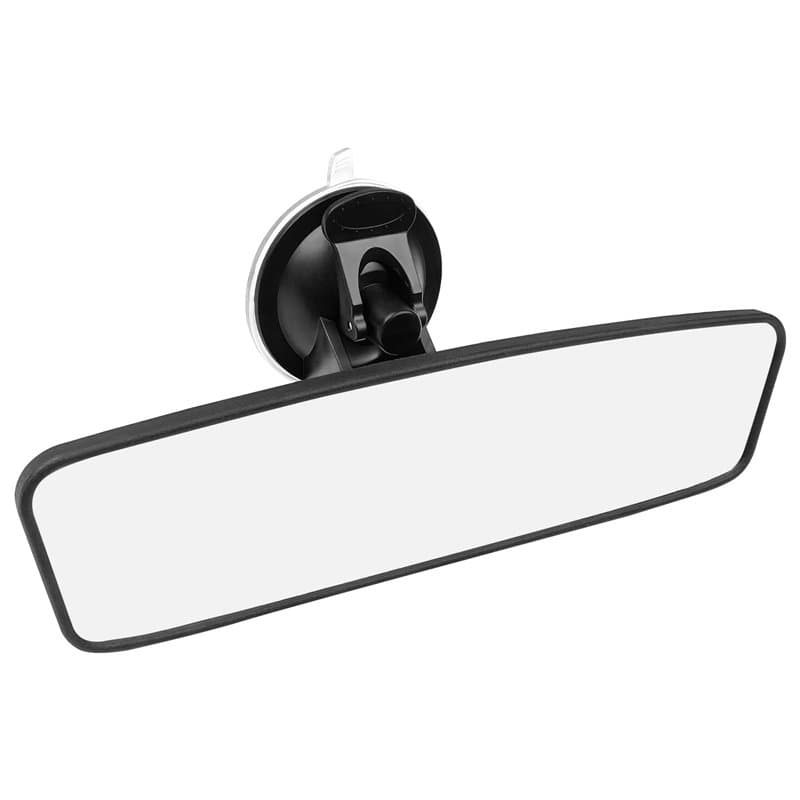 Avesteir Retroviseur Interieur Voiture 24 x 6.5 cm, Rétroviseur Conduite Accompagnée Grand Angle Réglable avec Ventous, Universa