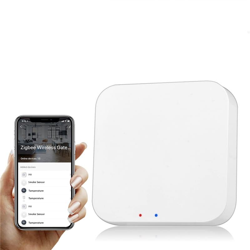 Kavolet Passerelle ZigBee sans Fil Intelligente, Tuya ZigBee Smart Gateway Hub, Smart Life APP Télécommande sans Fil, pour Tous