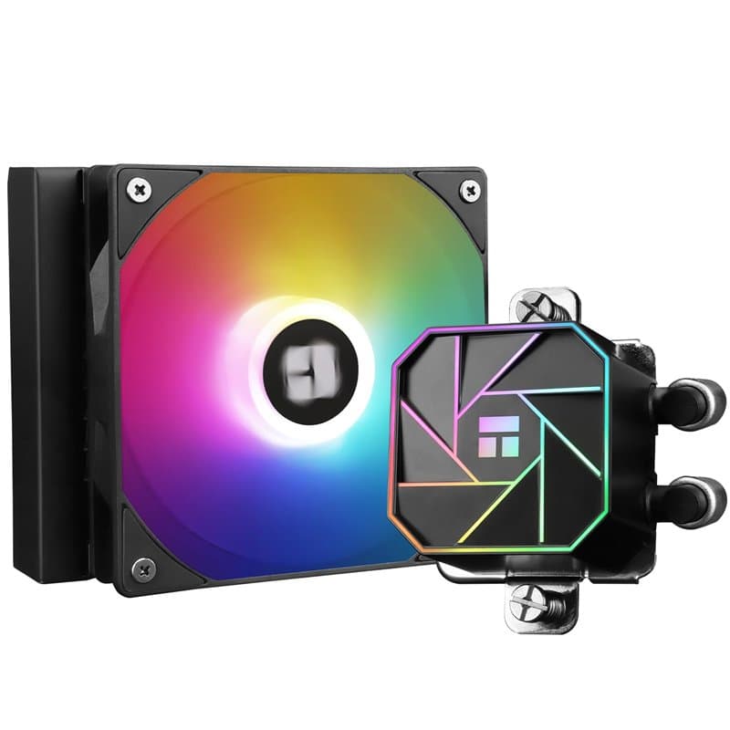 Thermalright Aqua Elite 120 V3 Refroidisseur de processeur liquide, taille 120 rangées de refroidissement, ventilateur PWM, roul