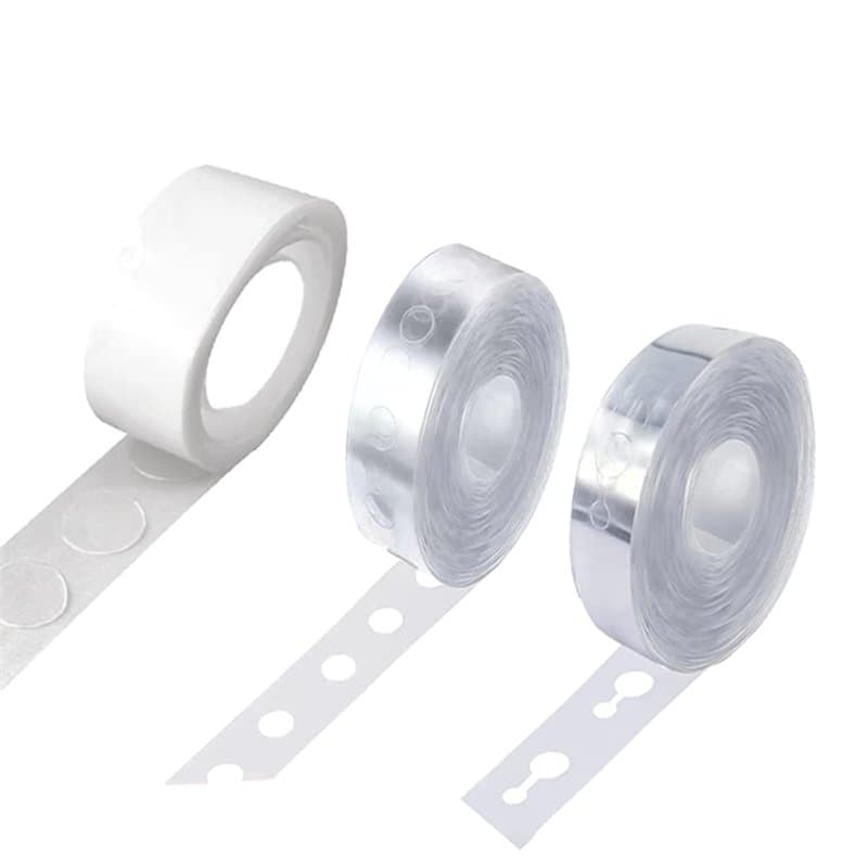 Kit de 3 Rouleaux pour Arche de Ballons, Chaîne Double et Simple Trou, Points de Colle, Guirlande pour DIY, Fêtes, Mariages, Ann