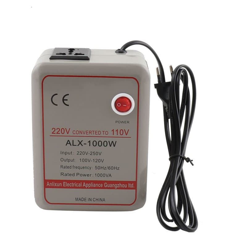 NICCOO Convertisseur De Tension, 220v Vers 110v 1000W Transformateur De Convertisseur De Tension Abaisseur Convertisseur De Tens