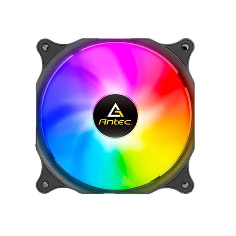 Antec Lot de 3 ventilateurs RVB 120 mm, ventilateurs PWM PC, ventilateurs RVB de 120 mm, ventilateurs de boîtier de 120 mm, vent