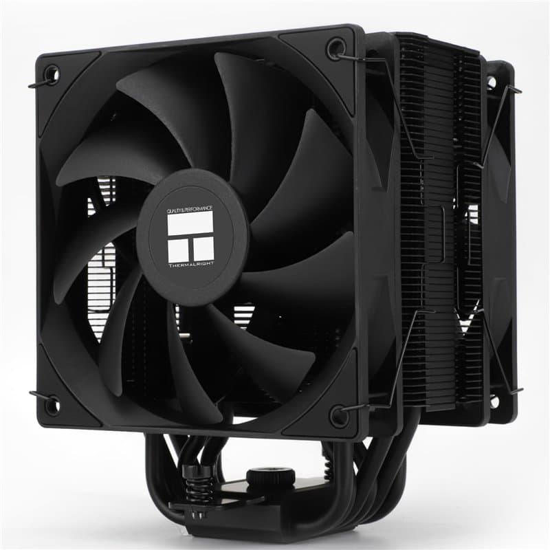 Thermalright Burst Assassin 120 EVO DARK Refroidisseur d'air pour processeur, partie supérieure brossée, 6 caloducs avec PWM Qui