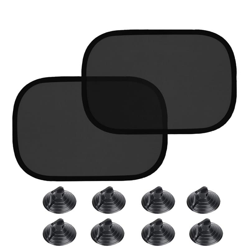 2 Pièces Pare Soleil Voiture bébé,44 X 36cm Pare Soleil Voiture,pour Fenêtre Latérale de Voiture Protection UV,Livré avec 8 vent