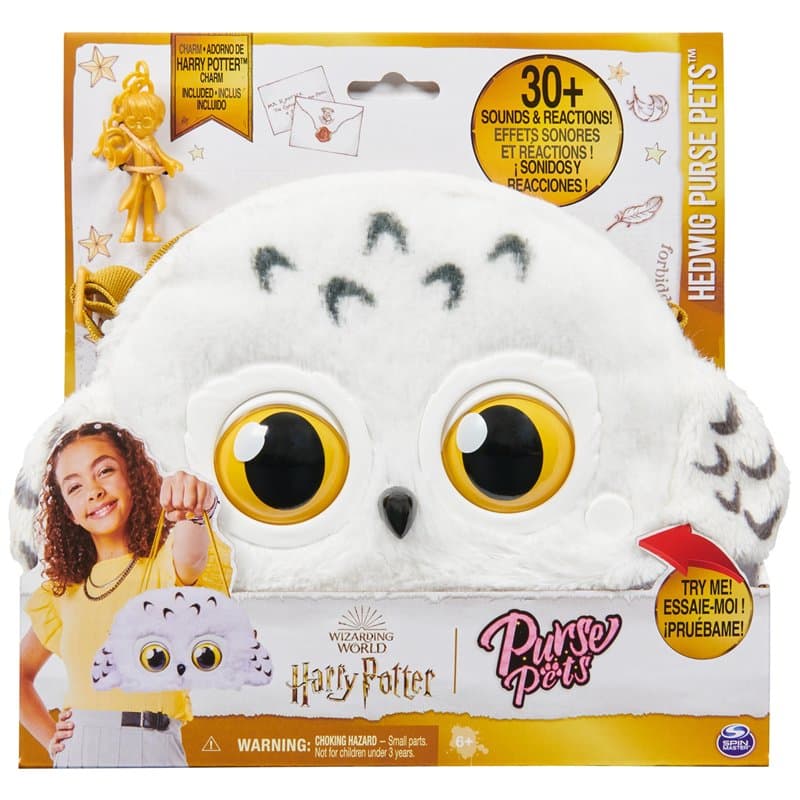 PURSE PETS WIZARDING WORLD HARRY POTTER - HEDWIGE - COMPAGNON INTERACTIF FORMAT SAC À MAIN - Chouette Hedwige Harry Potter Qui I