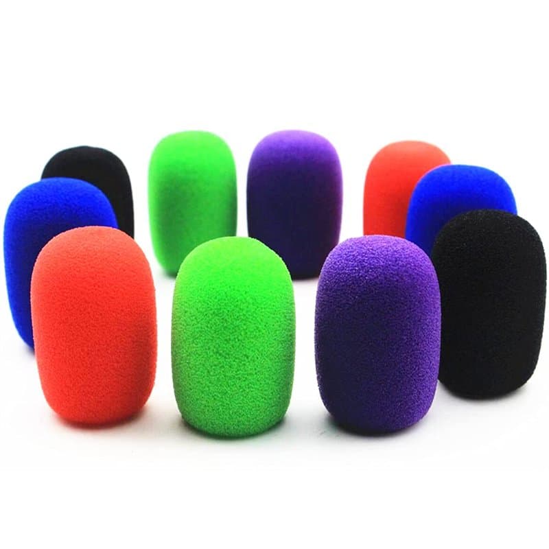 Saidbuds Pare-Brise pour Microphone de Casque, Housses de Microphone en Mousse Pare-Brise pour Micro Pare-Brise pour Micro de Bu