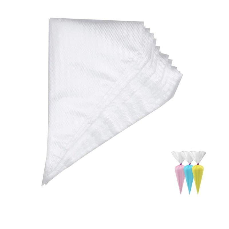 Heatigo Lot de 100 poches à douille jetables Pastry Bag pour décorer des gâteaux ou des tartes.