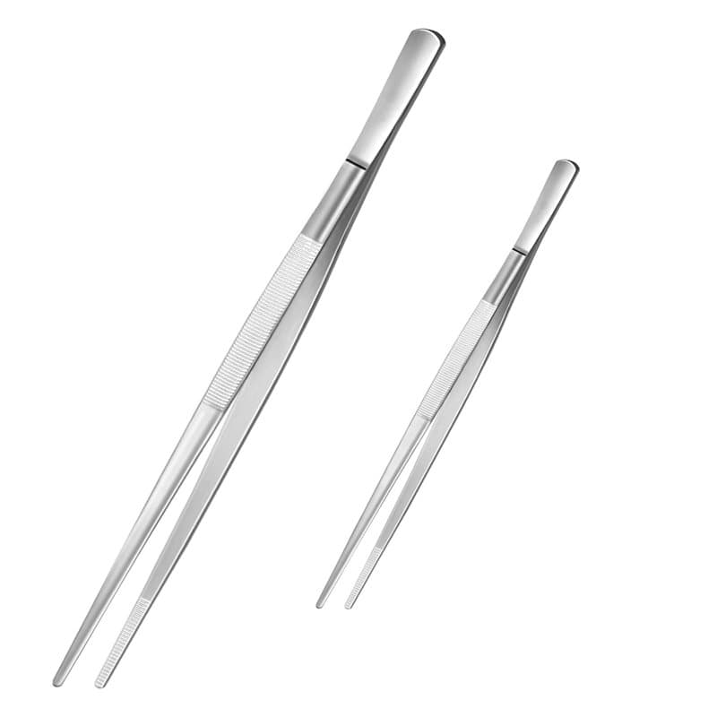 Diompirux 2 Pcs Pince Cuisine 304 Inox Pince de Precision, Pince Cuisine Inox Professionnel, Pince Precision Cuisine Outil, pour