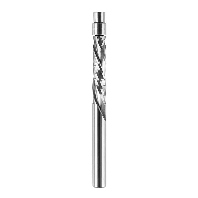 SpeTool Up&Down Fraise a Copier 6 mm de Diamètre de Tige Fraise à Affleurer Fraise Hélicoïdale Affleureuse 28 mm de Longueur de