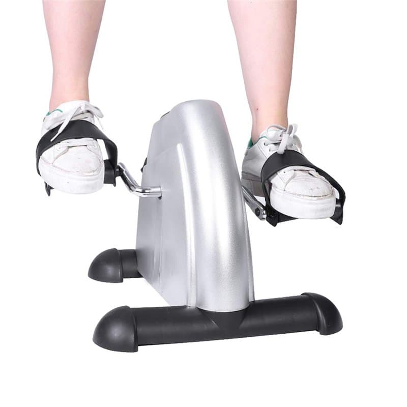 GOTOTOP Mini Vélo d'Appartement avec Moniteur LCD Mini Réglable Vélo Entraînement Pédalier Mouvement Convient pour Bras, Jambes,