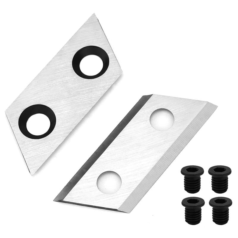 QWORK® 2 pièces déchiqueteuse broyeur et 4 pièces vis compatible avec QJ1200SP, McCulloch MCS2001
