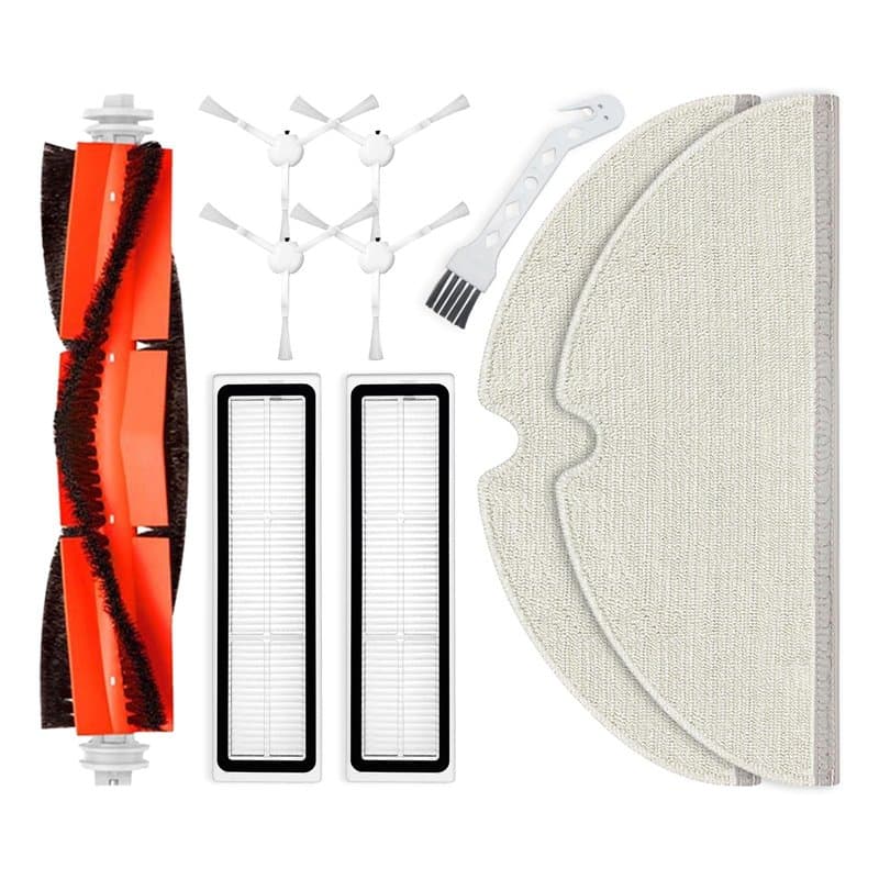 LIVERYDE Accessoires Pièces de rechange pour Dreame D9, Dreame L10 Pro, Dreame D9 Max, Dreame D9 Pro, 1 brosse principale, 4 bro