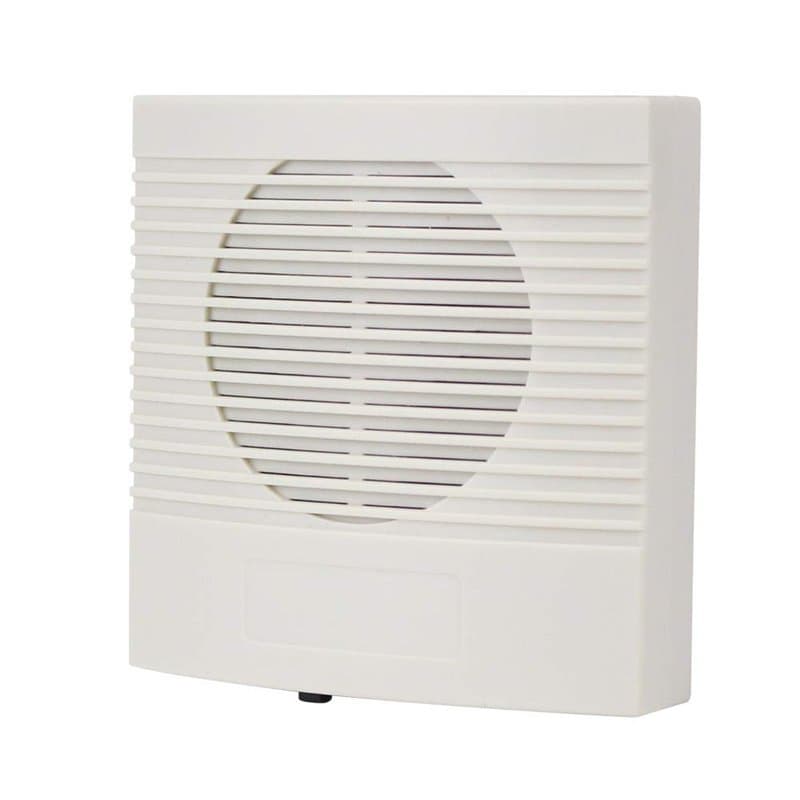KDL Sonnette électronique filaire de porte carillon DC 12V 3 sonneries Accessoires de contrôle d'accès blanc en plastique Dingdo