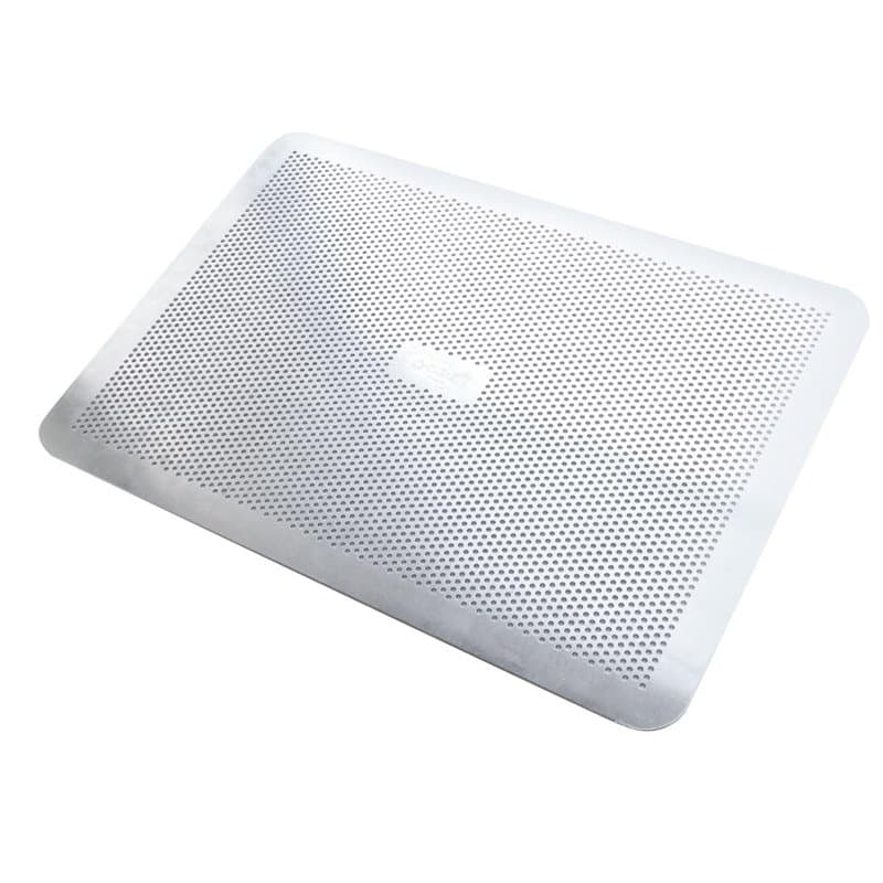 Gobel - Plaque pâtissière perforée sans rebord - Plaque à pâtisserie plate perforée aluminium - 30 x 40 cm - Fabriqué en France,