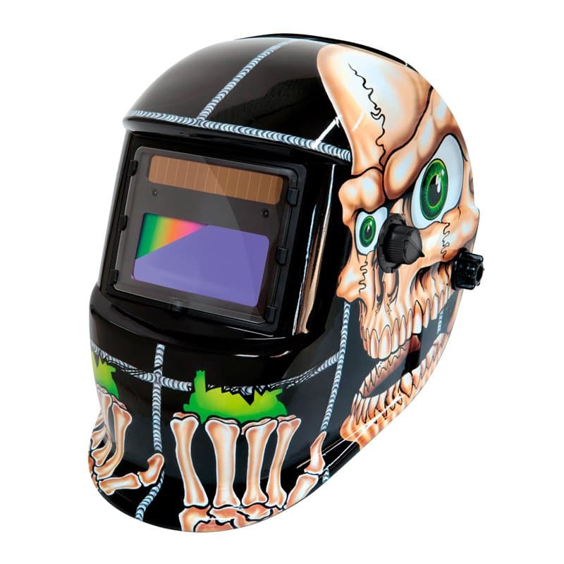 GYS - Masque de soudage LCD VENUS 3/9-13 G Bones True Color - teinte 3/9>13 - champ de vision 92x42mm - assombrissement auto 0,0