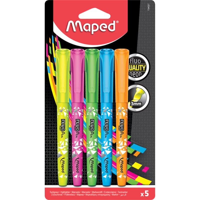 Maped 1 864 428,6 cm Stylos surligneur Fluo Peps Connect"