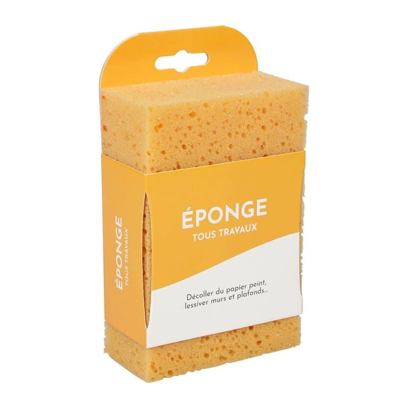 COGEX - Éponge, éponge gros travaux - Éponge mur -Pour tous travaux - Dimensions: 10 x 15 x 5mm - Pour décoller du papier peint,