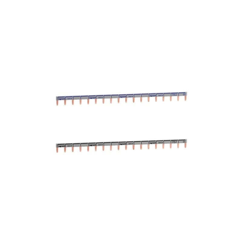 Peigne d'alimentation universel Phase + Neutre - 1P - 18 modules
