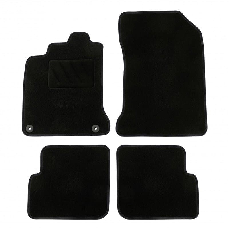 DBS - Tapis de Voiture - sur Mesure pour Laguna 3 (2007 à 2015) - avec Clips de Fixation - Tapis de Sol antidérapant pour Automo