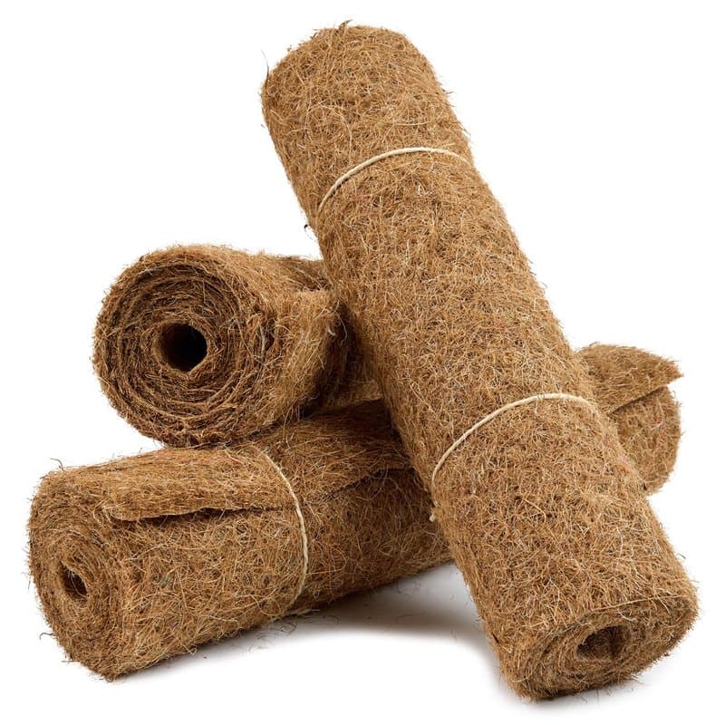 La Cordeline Lot 3 Tapis en Fibre de Coco Naturel 40x100 cm 900g/m² - Paillage Plante, Protection Contre Le Froid, Mauvaises Her