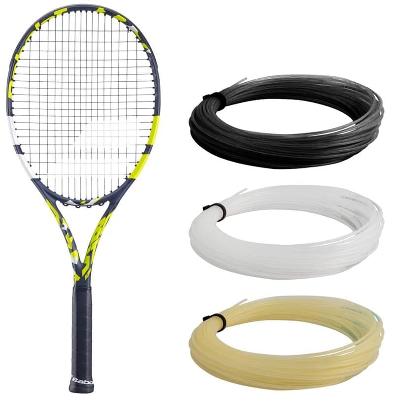 Babolat, Raquette de Tennis Evo Aero Cordée pour Adulte, Idéale pour Progresser, Puissance et Confort, Cadre Aérodynamique Spin
