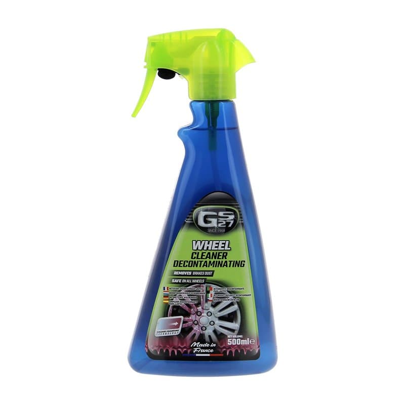 GS27 - Nettoyant Jantes décontaminant pH Neutre - Compatible avec Toutes Les Jantes (Aluminium, Acier, etc.) - 500 ML