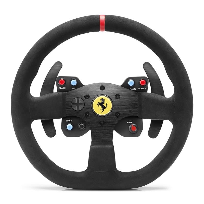Thrustmaster pack casque T.Racing Ferrari GT Edition +volant détachable réplique de la roue de la « 599XX EVO » en alcantara pou