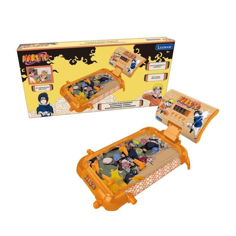 Flipper électronique de table Naruto avec sons, lumieres et affichage du score sur écran
