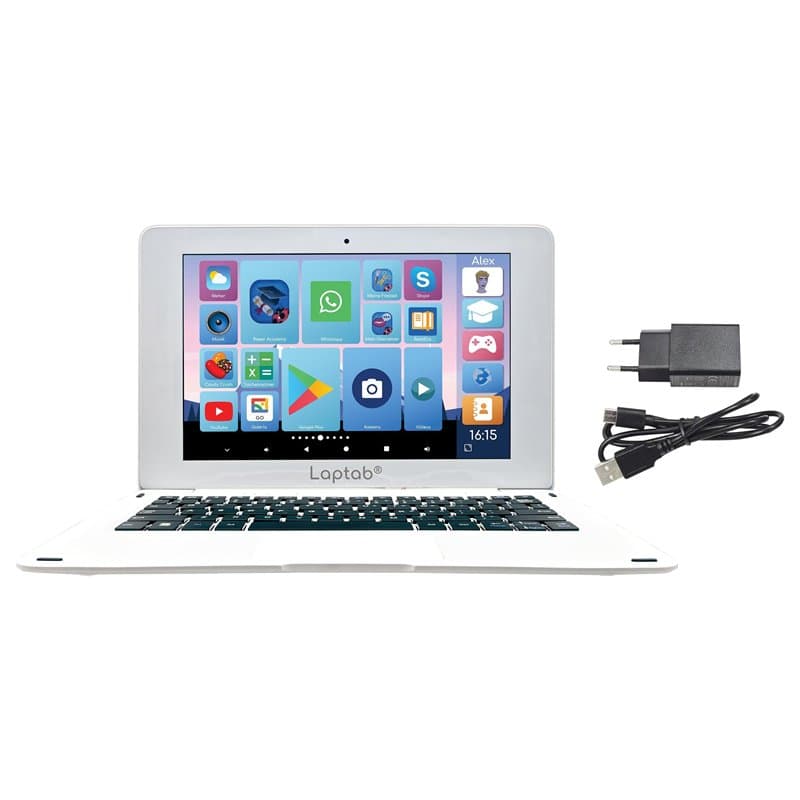 Lexibook LT10DE LAPTAB 10, Ordinateur Portable avec écran Tactile, conçu pour Toute la Famille, Contenu éducatif et Amusant, ali