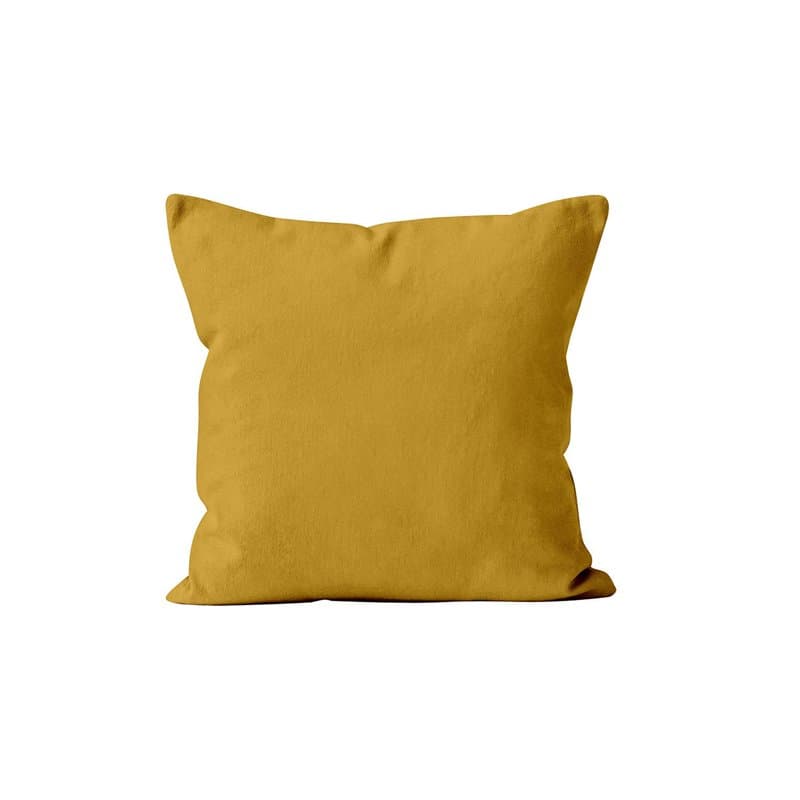 Soleil d'Ocre Housse de Coussin 60x60 cm Alix Jaune, Polyester