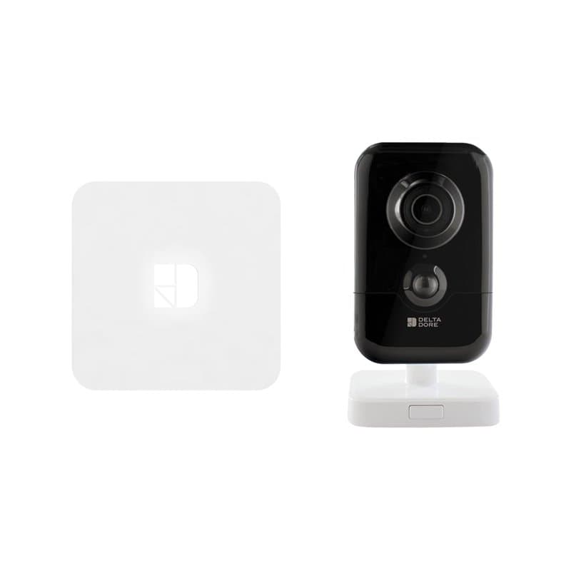 Delta Dore Pack Tycam 1100 connecté avec caméra de sécurité intérieure connectée et Box domotique. Système de sécurité | sans ab