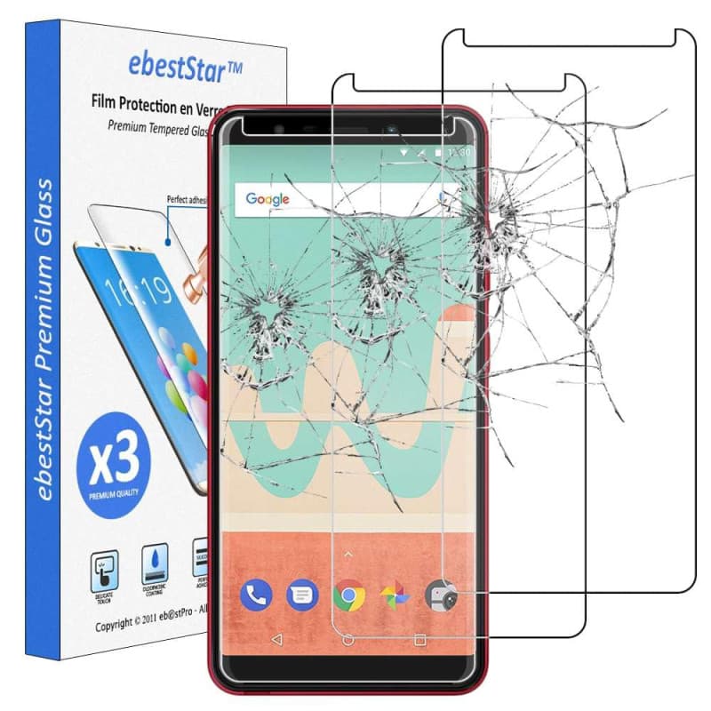 ebestStar - Pack x3 Verre trempé Compatible avec Wiko View Go Film Protection Ecran Vitre Protecteur Anti Casse, Anti-Rayure, Po
