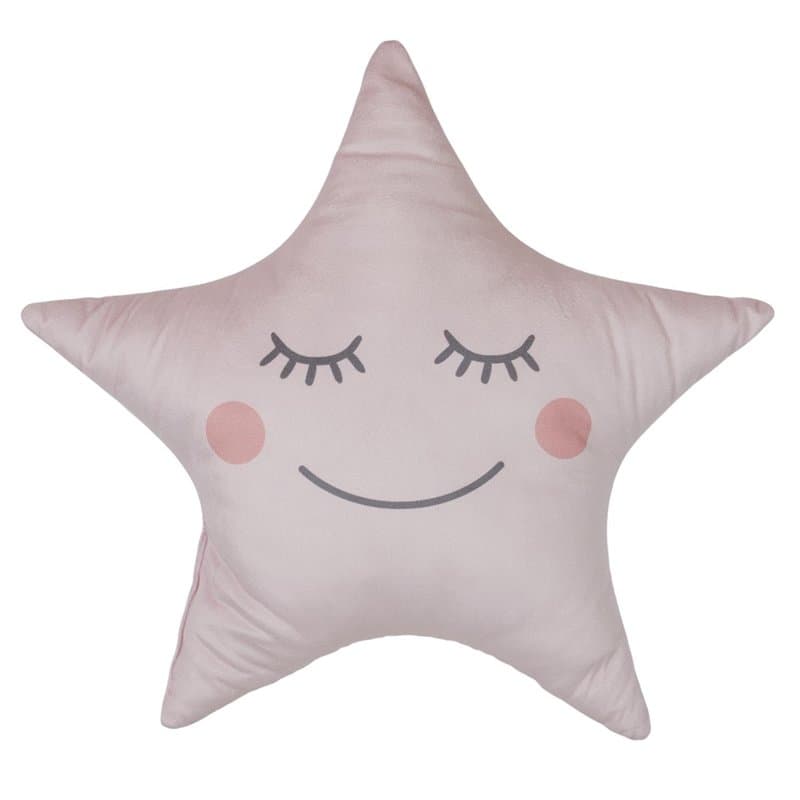 Coussin Etoile Rose 44X37cm Enfant Deco Chambre d'enfant Textile Enfant