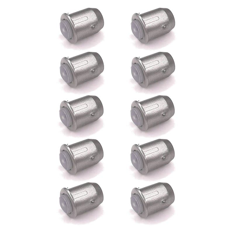 cyclingcolors 10x Amortisseur de butée Blum 993.706 à enfoncer trou 8mm gris clair insert caoutchouc Porte Meuble Placard Etagèr