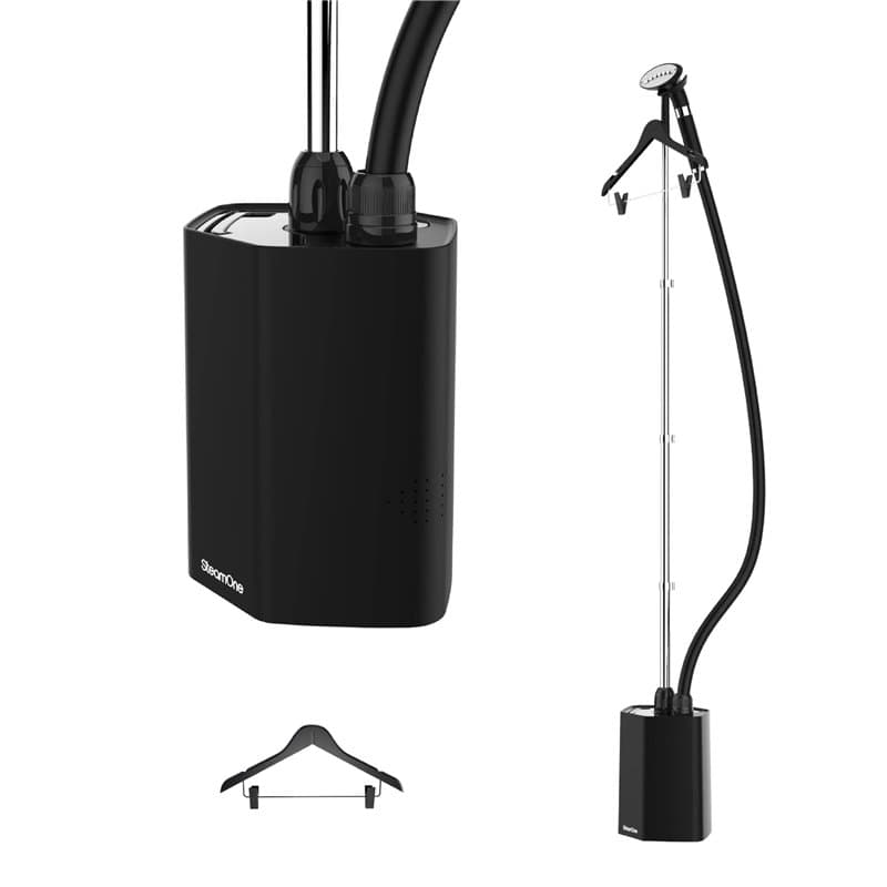 STEAMONE - Steamer Défroisseur à vapeur 1800W 40g/min - Steamer vertical - Autonomie 45min - Capacité réservoir 1,8L - Elimines