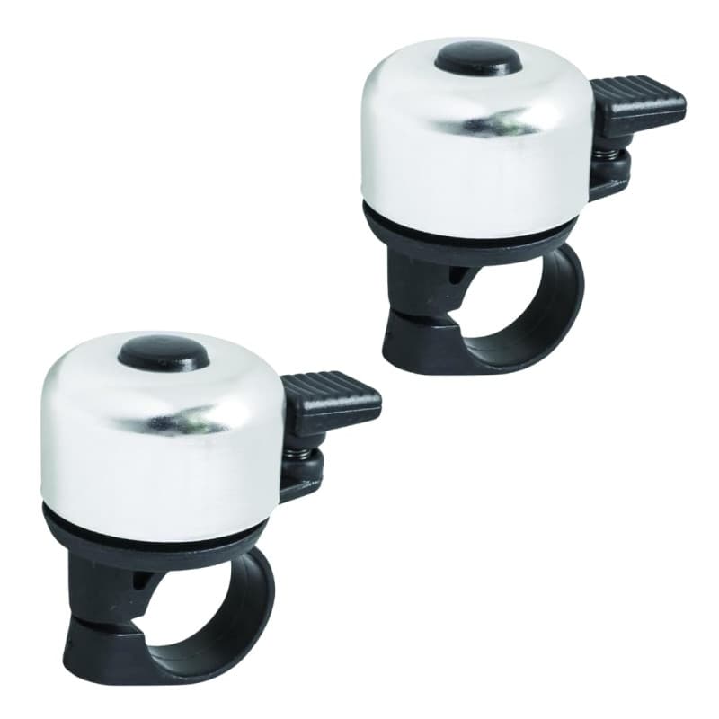 PARENCE.- Lot de 2 Sonnettes Vélo Classiques - Avertisseurs Sonores Universelles - 2 Pièces, Couleur Aléatoire