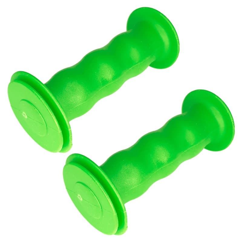 cyclingcolors Paire de poignée vélo 19mm Longeur 85mm draisienne Trottinette Tricycle Paire sécurité fermée, Vert