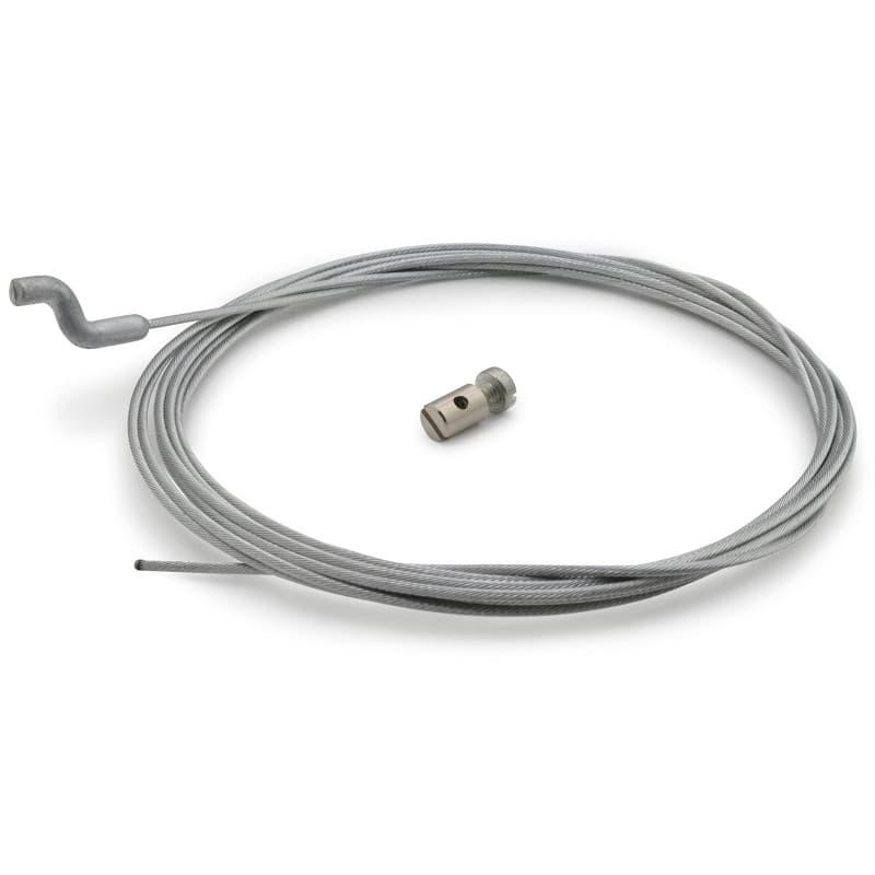 Easyboost Câble de Gaz Souple Ø1.5mm avec Embout Z et Serre Câble Longueur 2.5m Accélérateur Carburateur Poignée Réparation pour