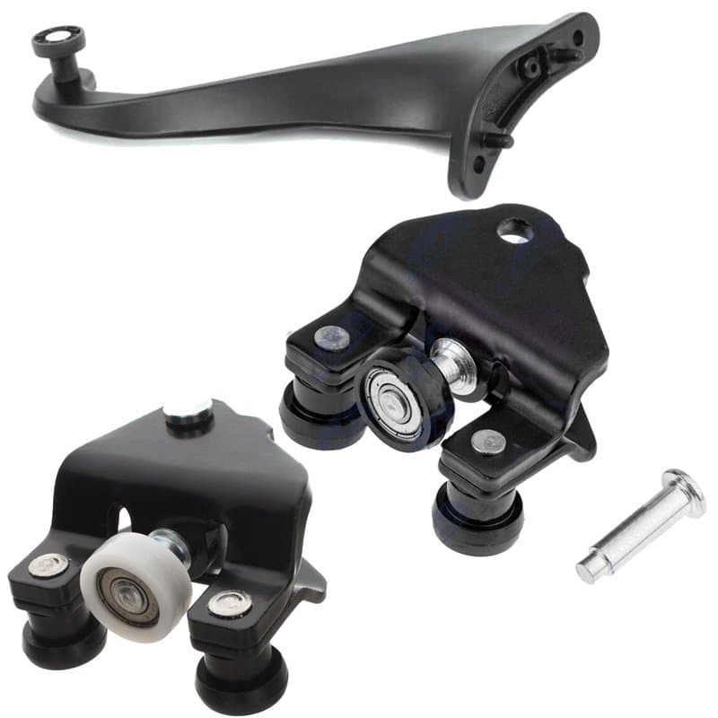 Partsline Kit de galets pour porte latérale coulissante gauche (côté conducteur) compatible avec Berlingo, Partner (à partir de