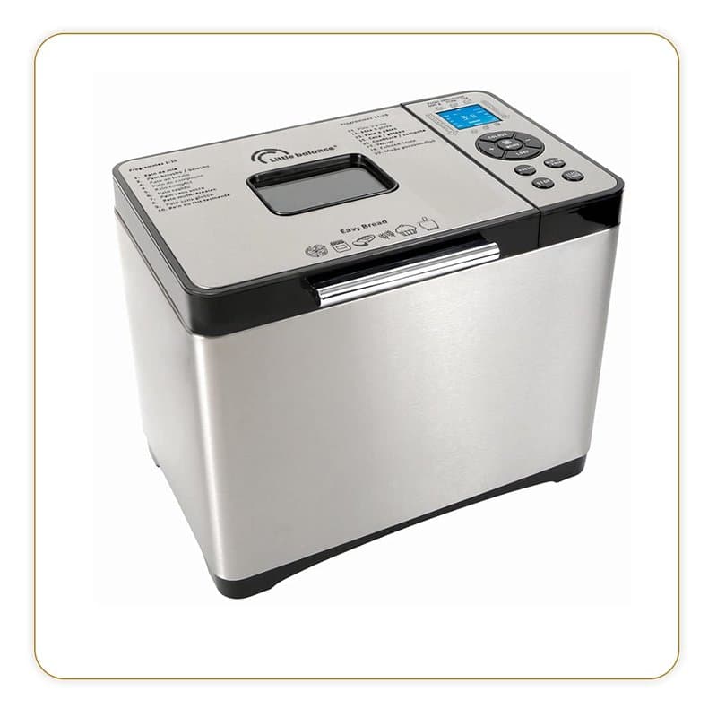 Little balance 8398 Easy Bread, Machine à pains, baguettes, brioches, 19 programmes, Jusqu'à 1 kg, Tout Inox