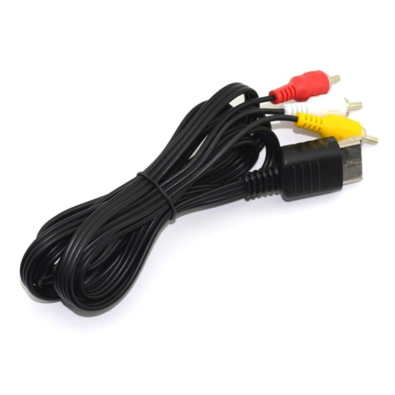 Link-e : Cable de Remplacement AV RCA Audio Video Compatible avec la Console SEGA Dreamcast