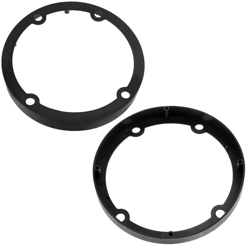AERZETIX - C40938 - Lot de 2 Adaptateurs/supports pour haut-parleurs de voiture Ø165 mm - côté de montage portières avant - comp