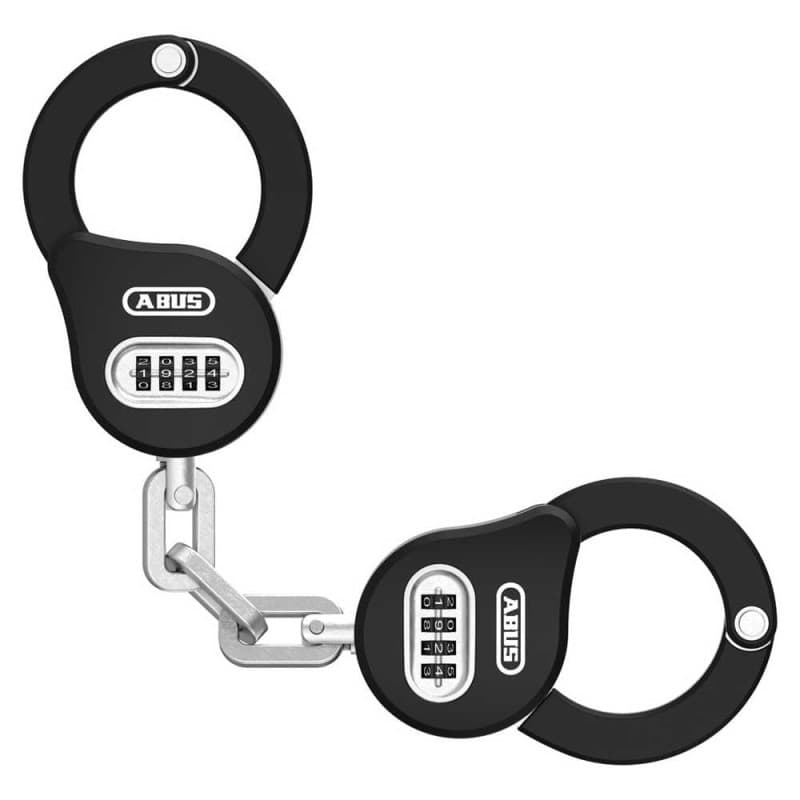 ABUS Antivol manuel Chain Claw 10 - Antivol pour vélo, scooter électrique et trottinette - longueur 47 cm - avec code chiffré -