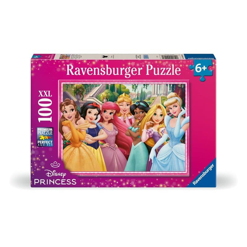 Ravensburger - Puzzle Enfant - 100 pièces XXL - La Vie est Un Conte de fées/Disney Princesses - Fille ou garçon dès 6 Ans - Puzz