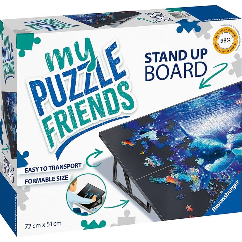 Ravensburger - Accessoire pour Puzzles Enfants et Adultes - Chevalet à Puzzle en Plastique Anti-Glisse - pour Puzzle Jusqu'au 10
