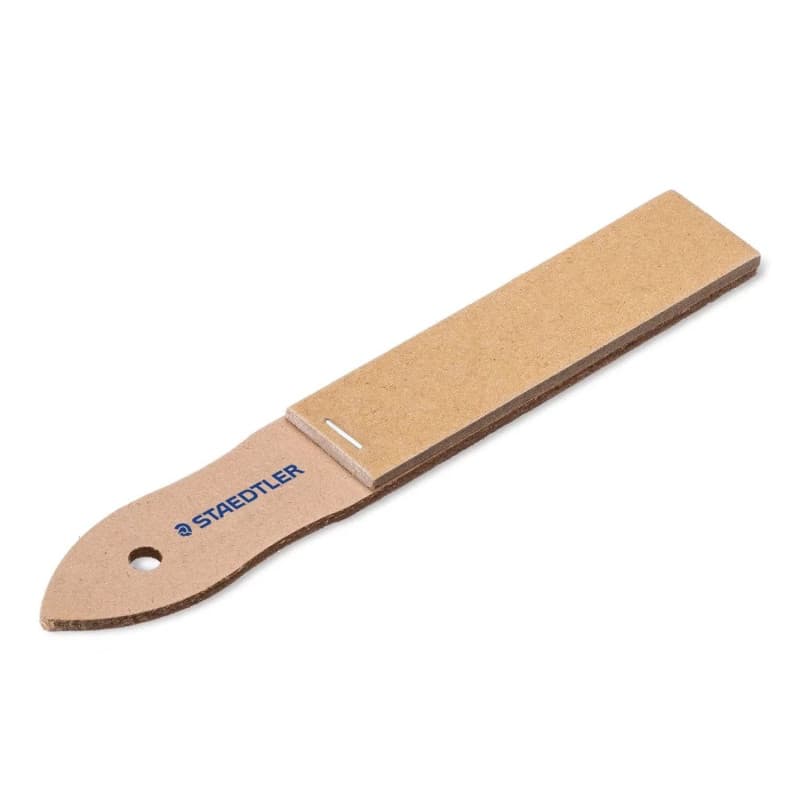Staedtler Affûtoir en bois de 12 feuilles de papier de verre, Livré sous étui blister, 923 23BK-C - version allemande