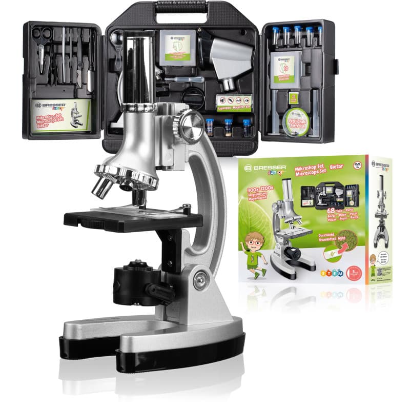 Bresser junior Biotar 300x-1200x Microscope avec Valise