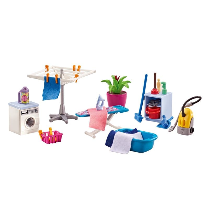 Playmobil - 6557 - Accessoires de Buanderie Emballage Plastique, Pas de boîte