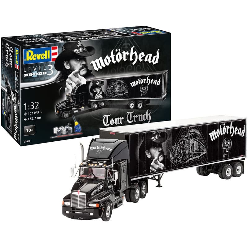 Revell 07654 - Coffret Cadeau maquette Camion"Motörhead" à construire, échelle 1/32