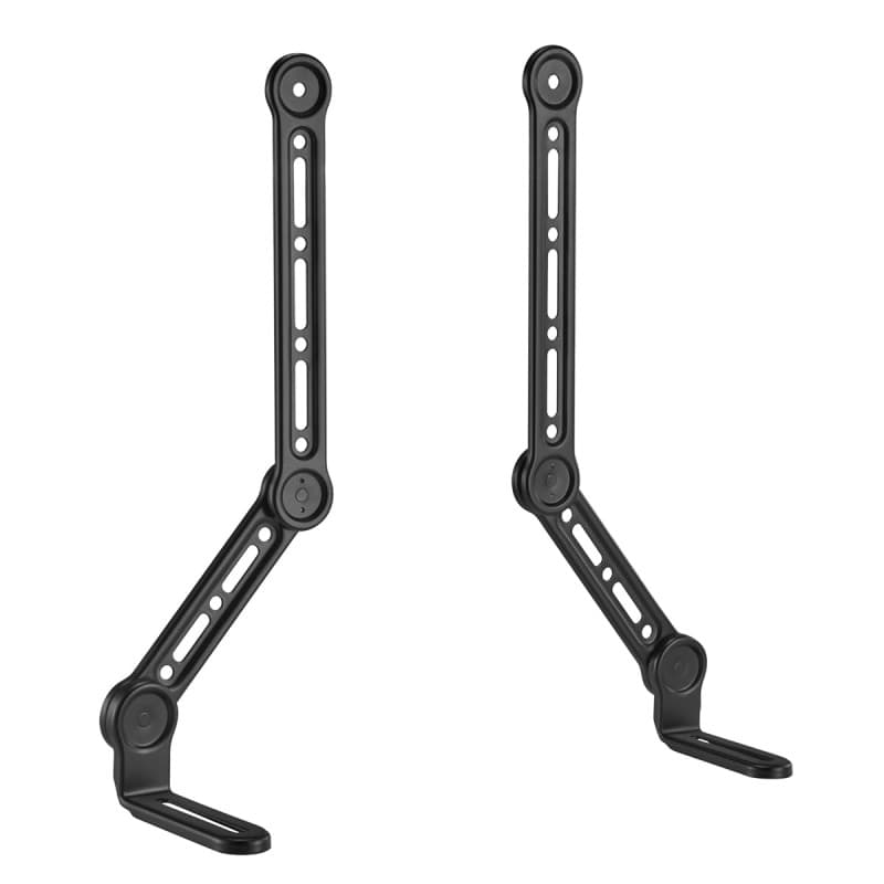 my wall Support Universel pour Barre de Son HZ32-1L - Support TV pour écrans jusqu'à 49" - Peu encombrant - Inclinable et pivota